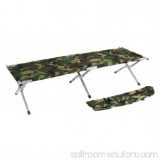Trademark Innovations Portable Folding Camping Bed and Cot, Army Green 564303461